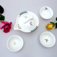 eleganter Gaiwan dancing Butterfly - 200ml - Evergreen Teashop