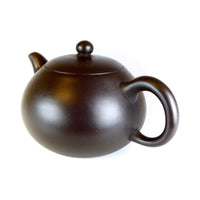 Xi Shi 西施 Chinese Beauty Teekanne aus braunen Zi Ni Ton hergestellt - 300ml - Evergreen Teashop