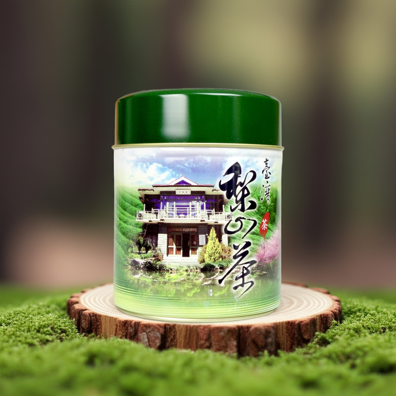 grüne Teedose Lishan High Mountain Oolong Tee aus Taiwan leicht fermentiert - Evergreen Teashop