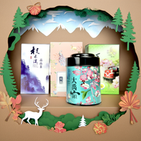 papercut picture of Taiwan High Mountain Oolong Tee Selection - Evergreen Teashop