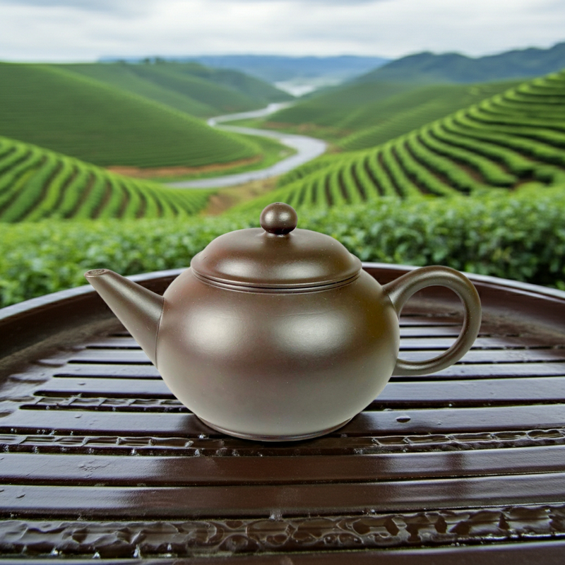 Yixing Zhuni Teekanne - Shui Ping - 水平 - zum aufbrühen loser Teeblätter  - 220ml