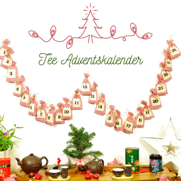 Tee - Adventskalender Girlande Formosa - Evergreen Teashop