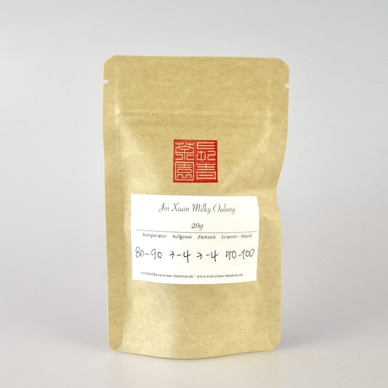 Milky Oolong Tee – cremiger Jin Xuan Oolong Teeprobe