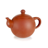 runde Teekanne aus Ton - Yixing Zhuni Style - 260ml - Evergreen Teashop