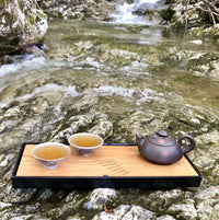 Teeboot - Teebrett aus Bambus - länglich - Evergreen Teashop