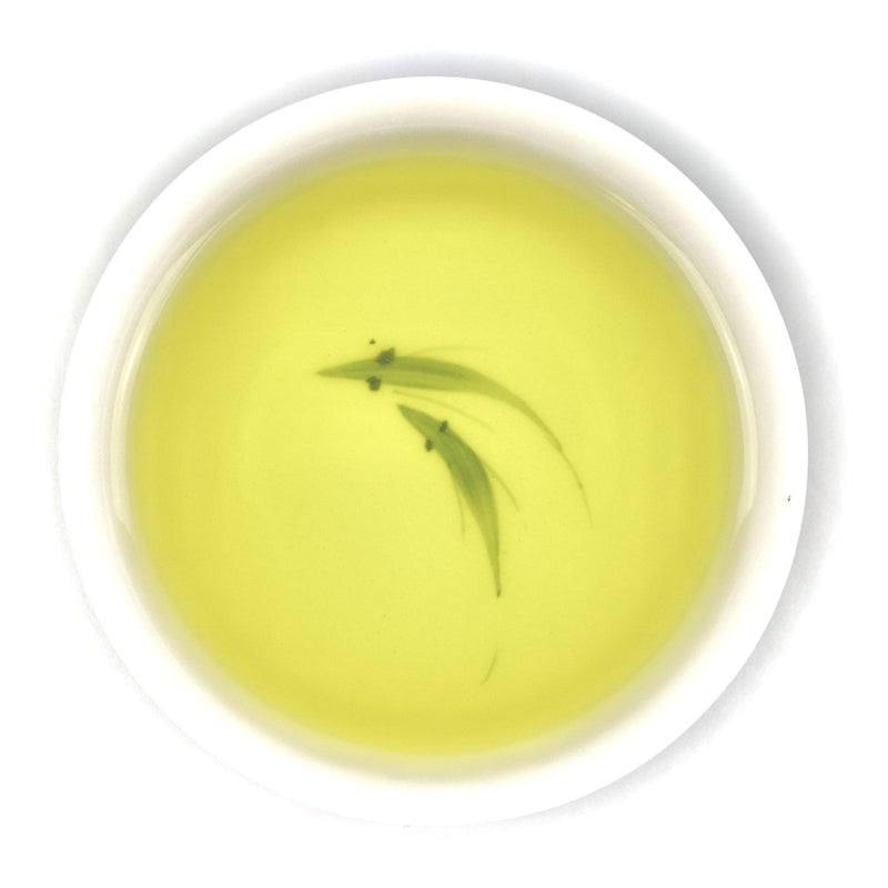 Wenshan Baozhong aufgegossen – hellgoldener Oolong Tee mit floralem Duft